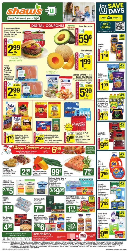 Shaw’s Weekly Ad This Week: Hot Savings May 29 to June 4 2026!