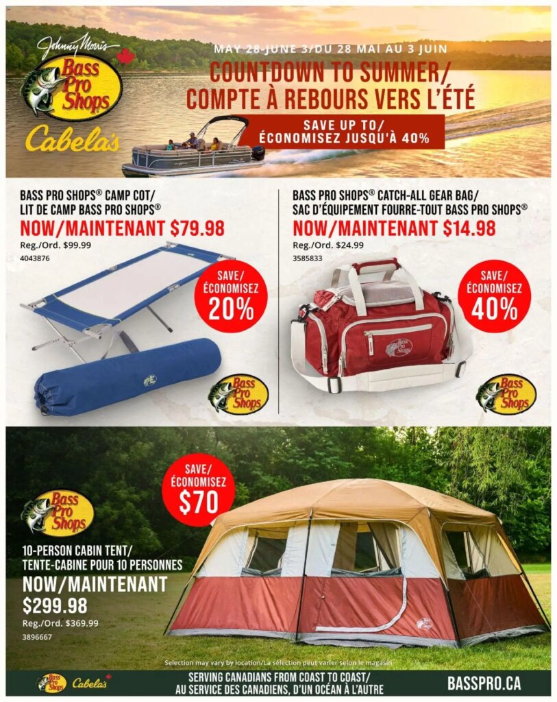 Cabelas Weekly Flyer: 28 May 2026 Specials This Week and Incredible Savings!
