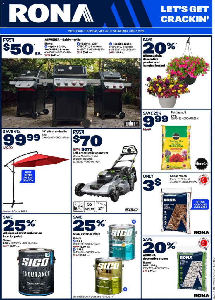 Rona weekly flyer: Special This Week from 28 May 2026!