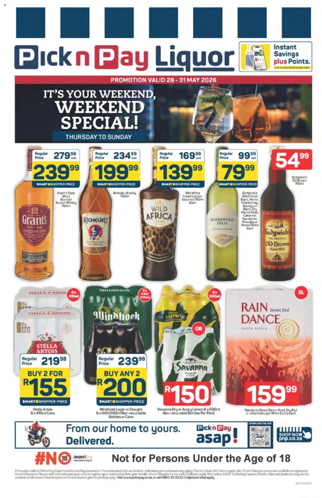 Pick n Pay Liquor Weekend Specials: Unmissable Deals on 28 May 2026