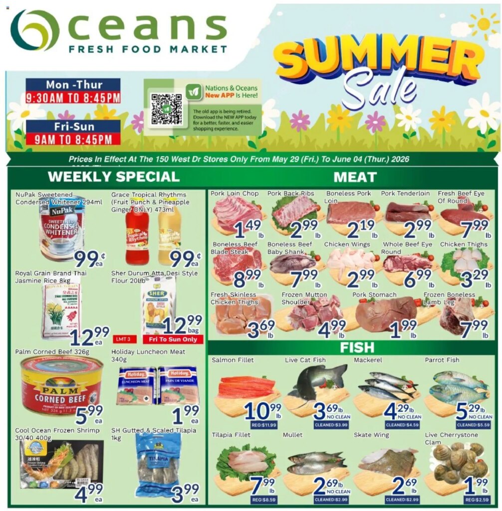 Oceans weekly flyer / circulaire: Spcial This Week from 29 May 2026!