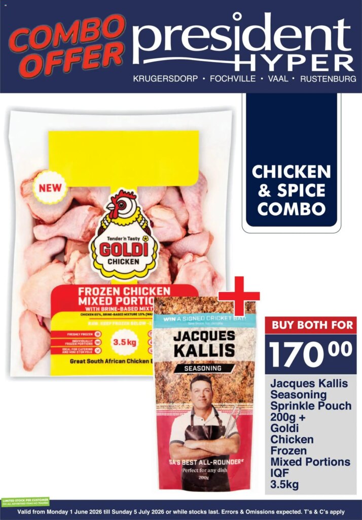 President Hyper – Combo Offer: Specials This Week, 01 June 2026!