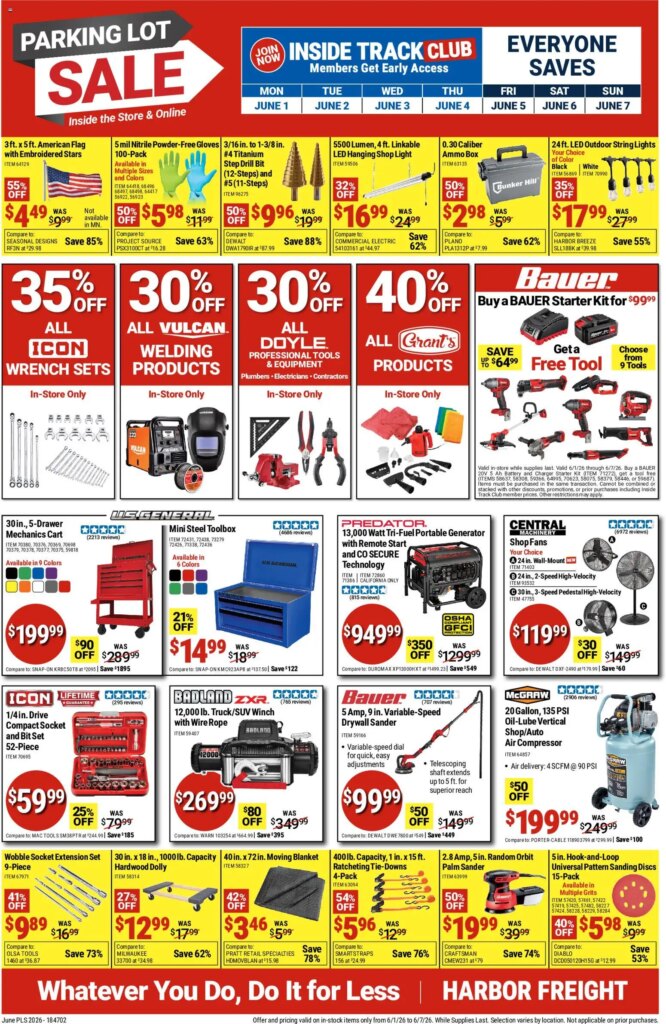 Harbor Freight Ad This Week: Amazing Deals June 1 to June 7 2026
