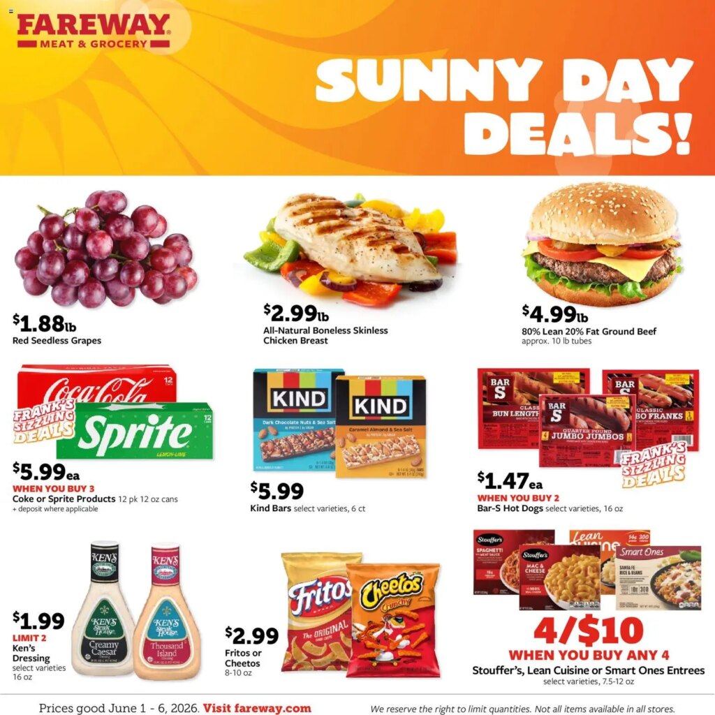 Fareway Weekly Ad This Week: June 1 to June 6 2026 Specials Await!