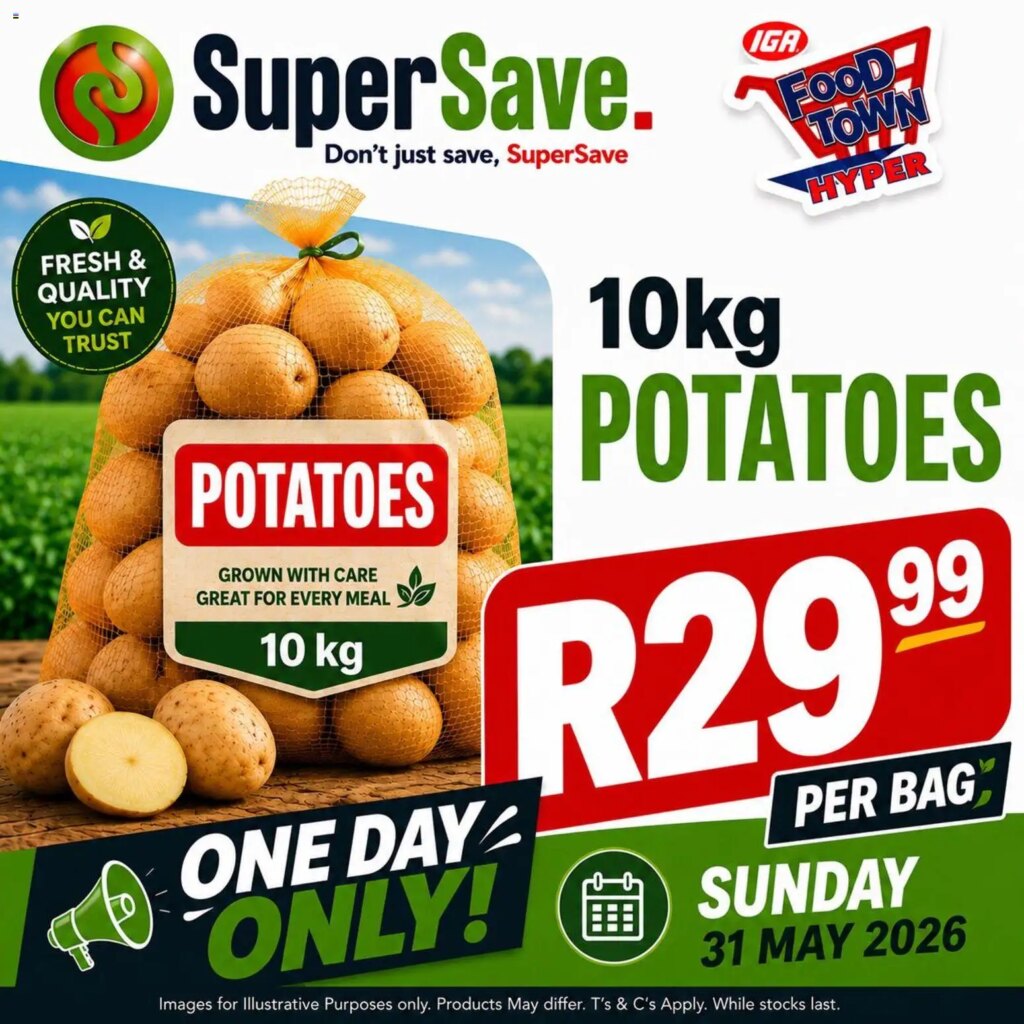Massive Savings Await! Super Save Sunday Only on 31 May 2026 – Special This Week!