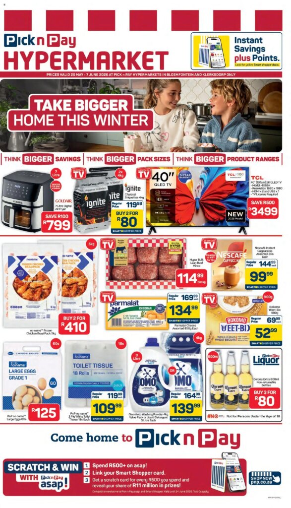 Pick n Pay Free State – Hypermarket Specials from 25 May 2026 – Don’t Miss Out!
