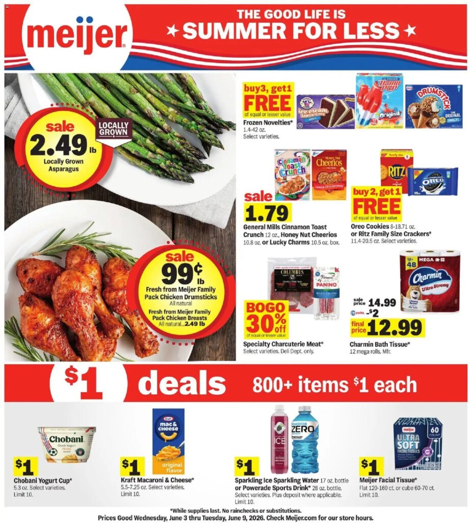 Meijer Weekly Ad This Week: Unbeatable Deals June 3 to June 9 2026