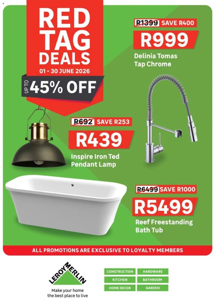 Leroy Merlin Specials: Amazing Offers This Week from 01 June 2026!