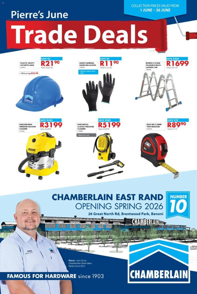 Chamberlain Specials: Unmissable Deals Starting 01 June 2026!