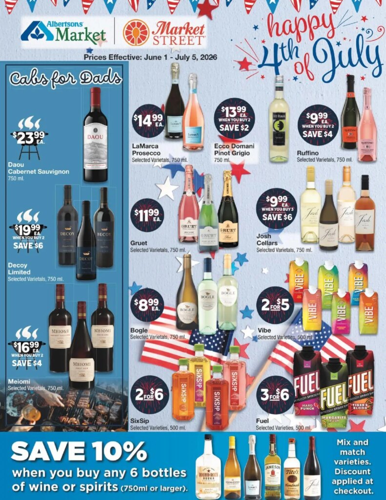 United Supermarkets Alcohol Sale This Week: June 1 to July 5 2026 Specials