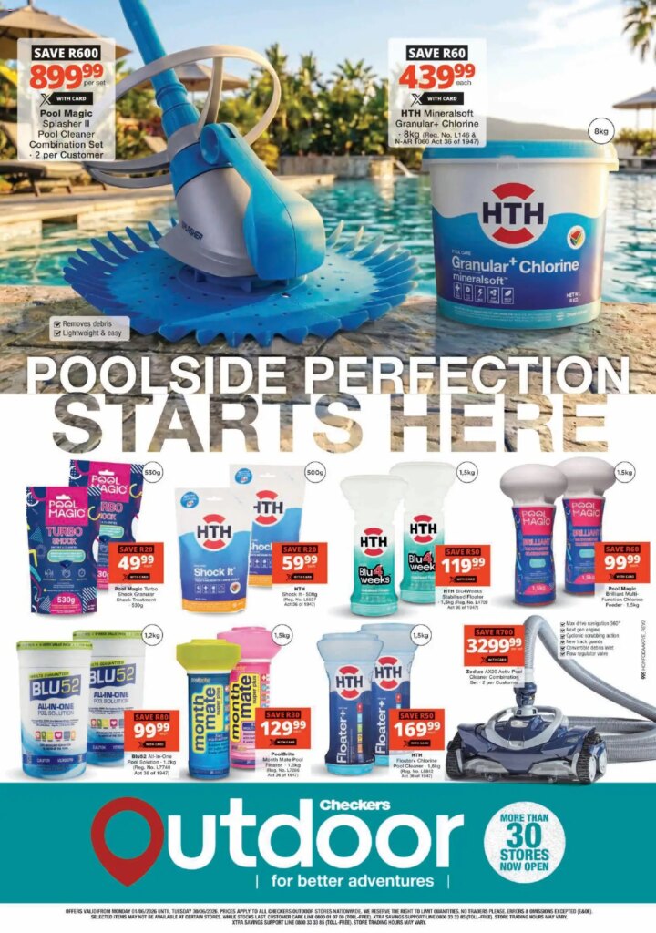 Checkers Outdoor Pool Promotion – Special This Week! 1 June 2026 Deals Await!