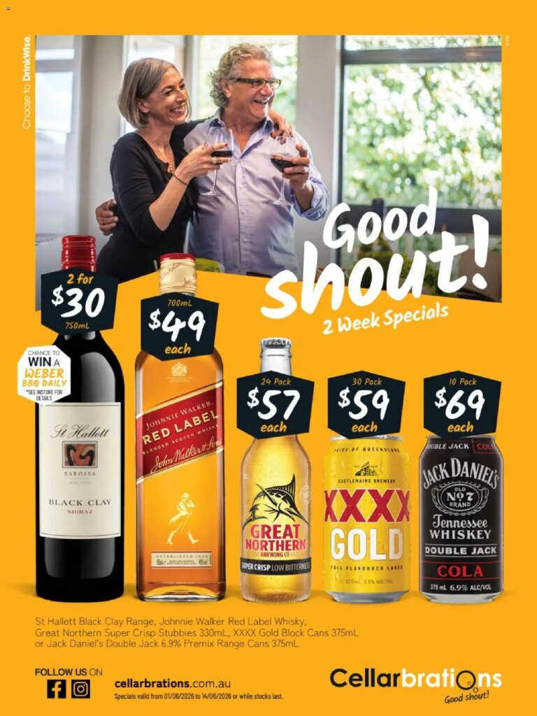 Cellarbrations Catalogue This Week: June 1 Deals & Specials!