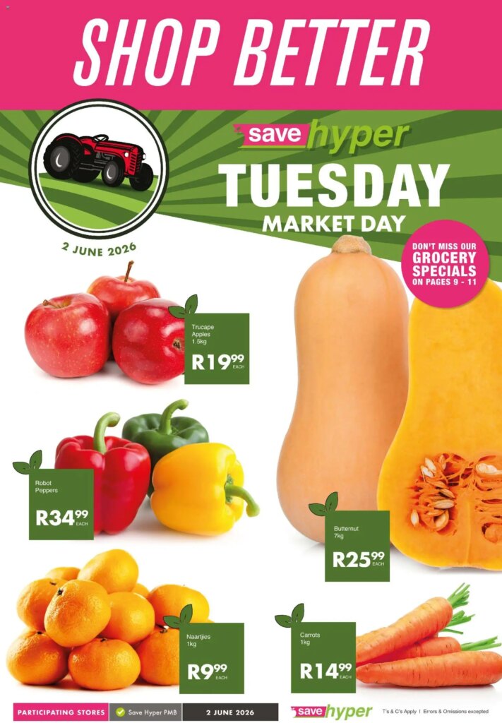 Save Market Day Specials: Incredible Offers Starting 2 June 2026!