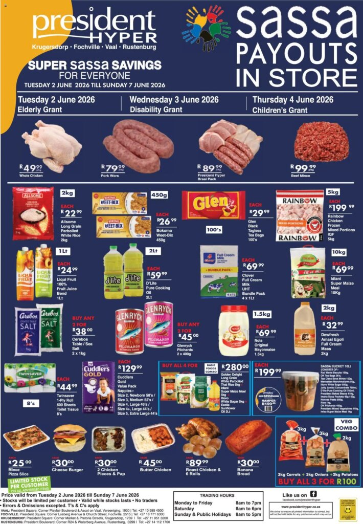 Unmissable Deals This Week at President Hyper Specials – 02 June 2026