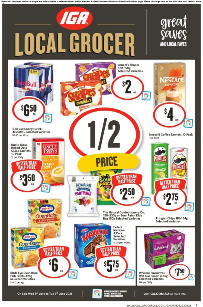 IGA Local Grocer NT/WA Catalogue This Week: June 3 2026 Deals & Specials