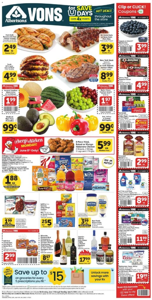 Vons Weekly Ad This Week: Unbeatable Offers June 3 to June 9 2026