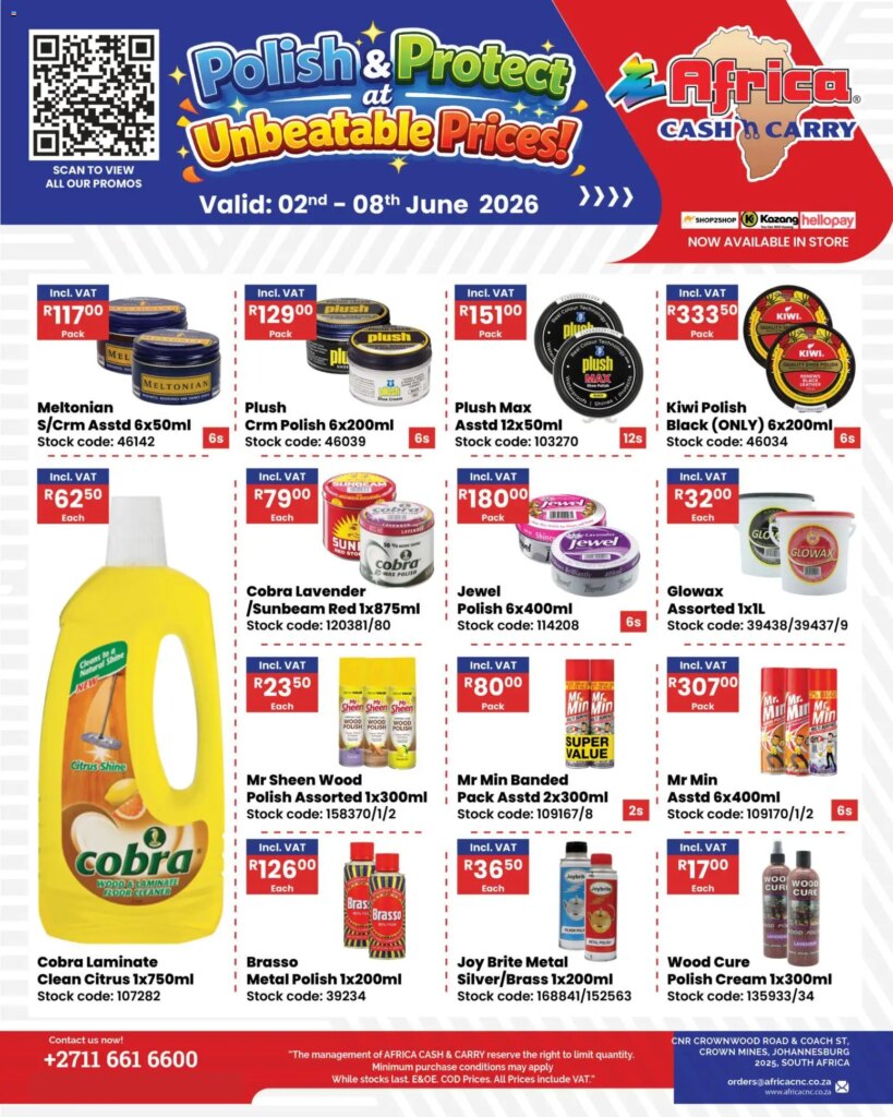 Africa Cash & Carry Tuesday Promo – Special Deals on 02 June 2026!