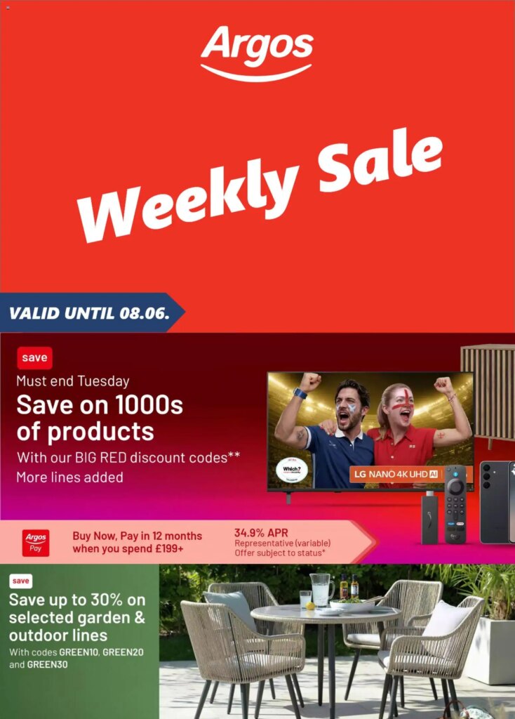 Argos Catalogue Offers Online Starting 2 June 2026 - Limited Time! 7 Argos Catalogue Offers Online Starting 2 June 2026 – Limited Time!