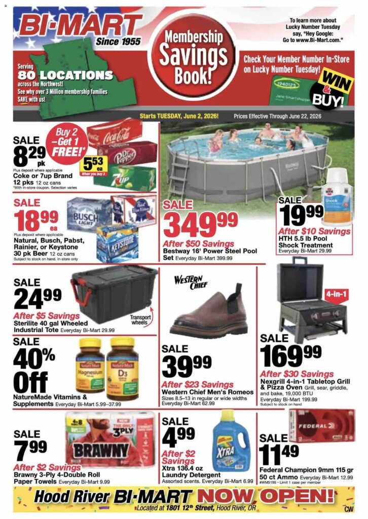 Bi-Mart Weekly Special: Amazing Deals June 2 to June 22 2026!
