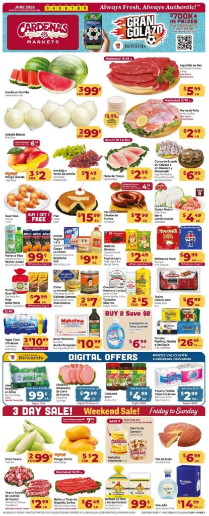 Cardenas Weekly Ad This Week: Unbeatable Offers June 3 to June 9 2026