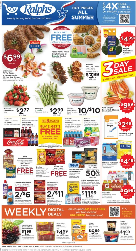 Ralphs Weekly Ad This Week June 3 to June 9 2026 – Amazing Flyer Savings!