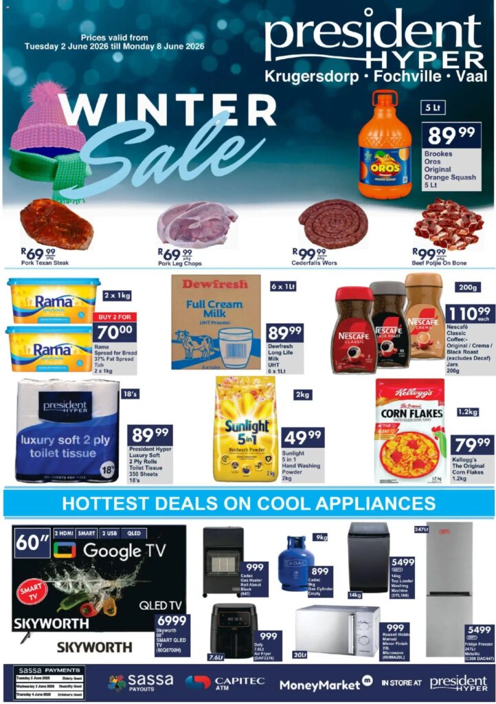 Winter Sale at President Hyper – Start Your Savings on 2 June 2026!