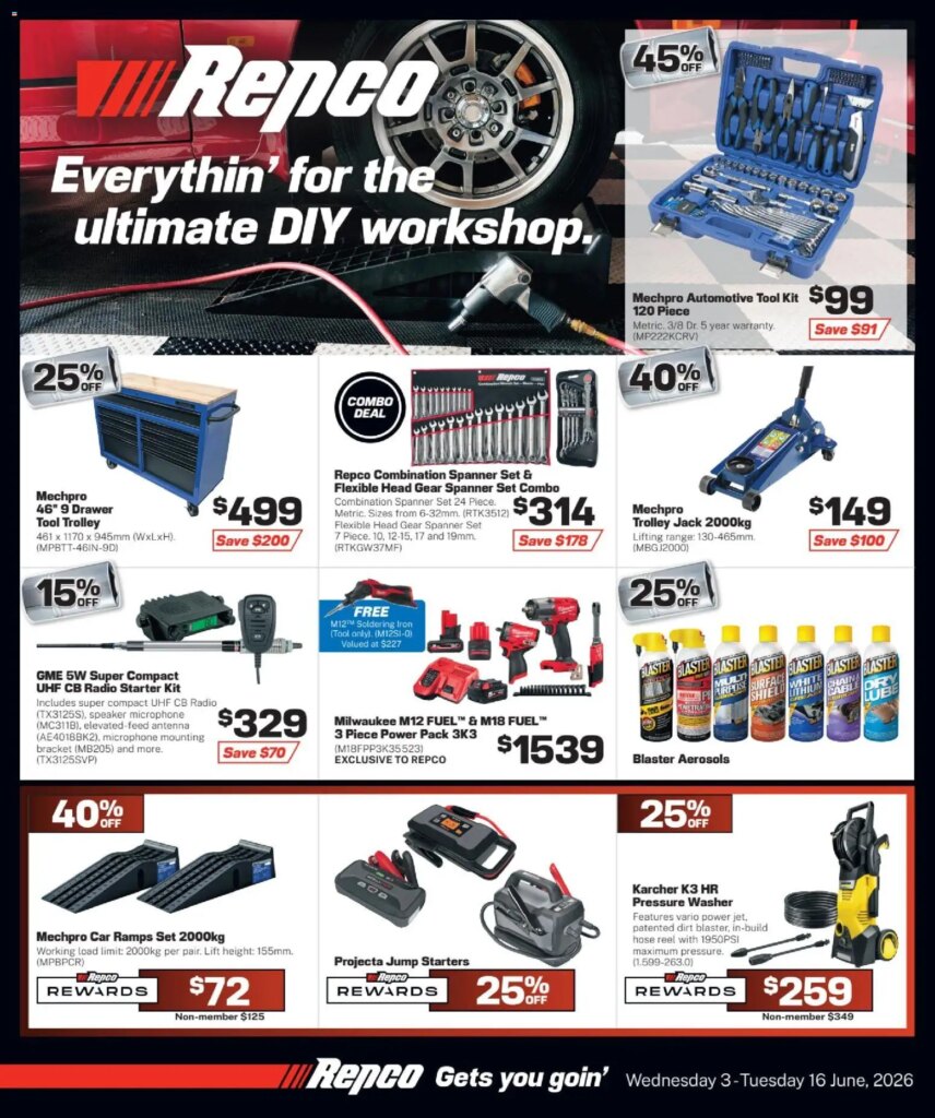 Repco Catalogue This Week: June 3 Deals and Specials You Can’t Miss!