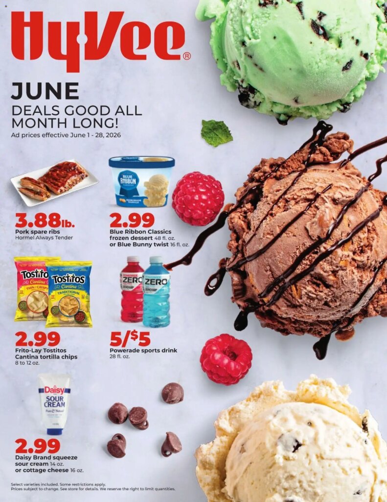 HyVee Savings This Week: June 1 to June 28 2026 Flyer