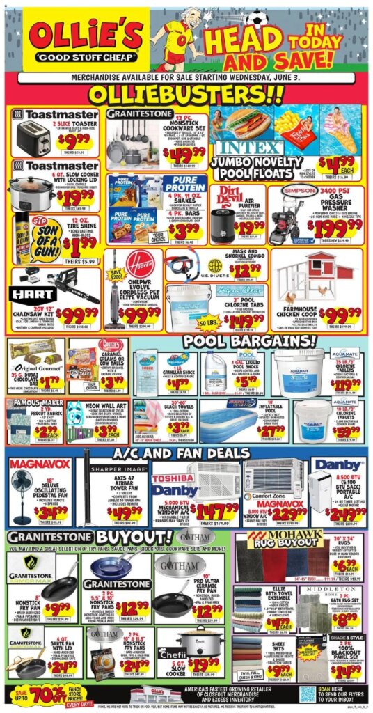 Ollie’s Ad This Week: Huge Savings From June 3 to June 10 2026!