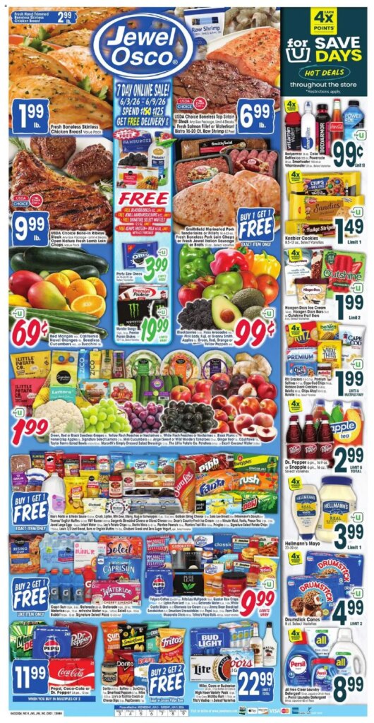 Jewel Osco Weekly Ad This Week: Incredible Deals June 3 to June 9 2026