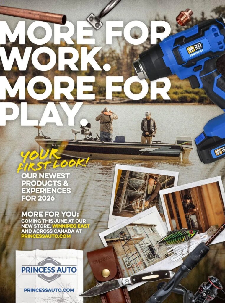 Princess Auto Catalogue – More for work: Specials This Week from 11 May 2026