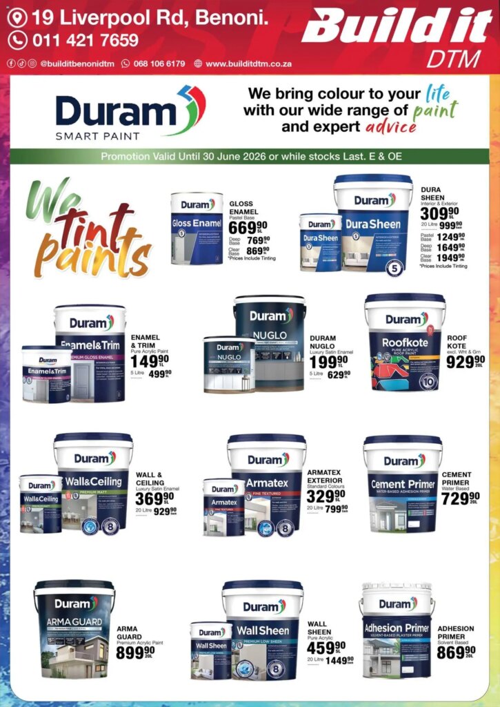 Get Ready for Amazing Savings at Build It Gauteng – Paint Promo on 02 June 2026!