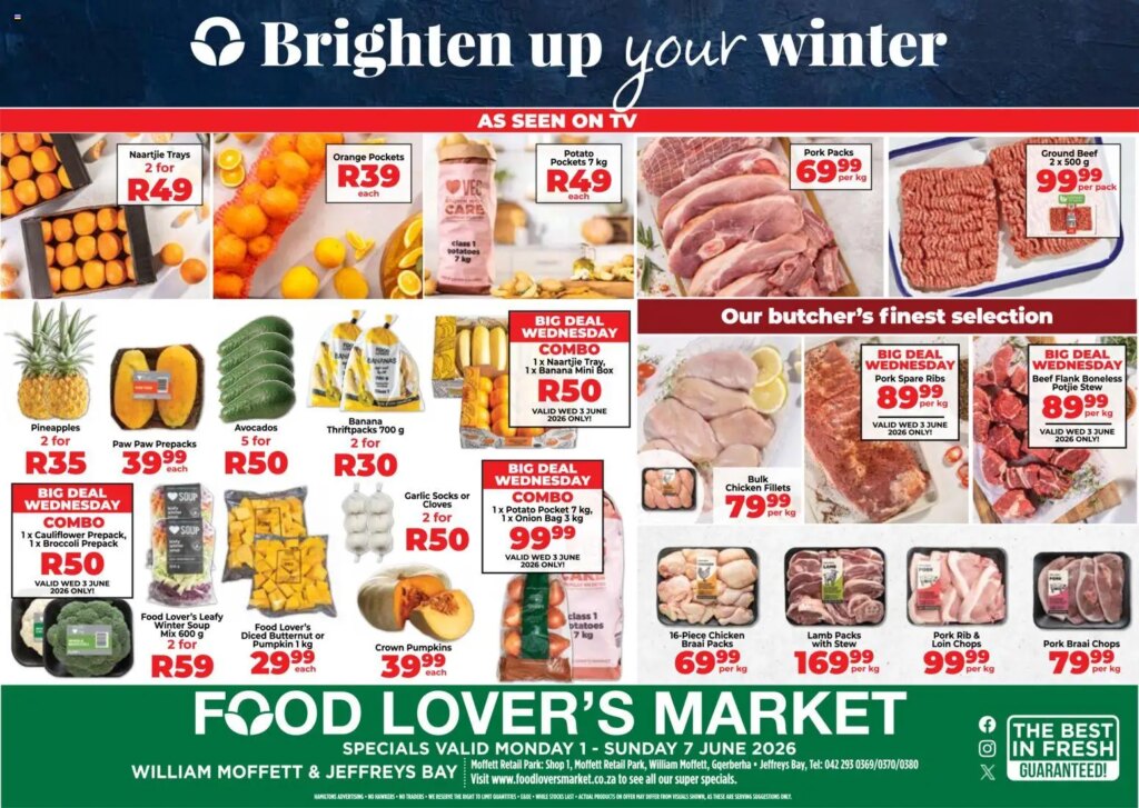 Food Lover’s Market Eastern Cape – Specials This Week 01 June 2026!