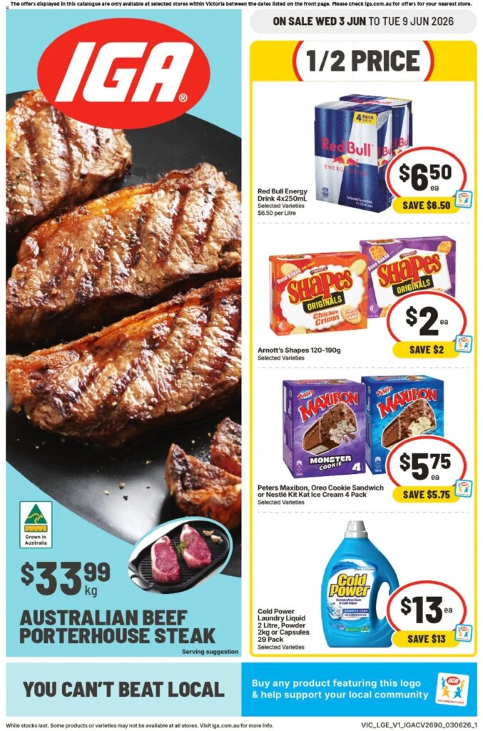 IGA Catalogue VIC: Specials This Week from June 3 2026 – Amazing Deals Await!