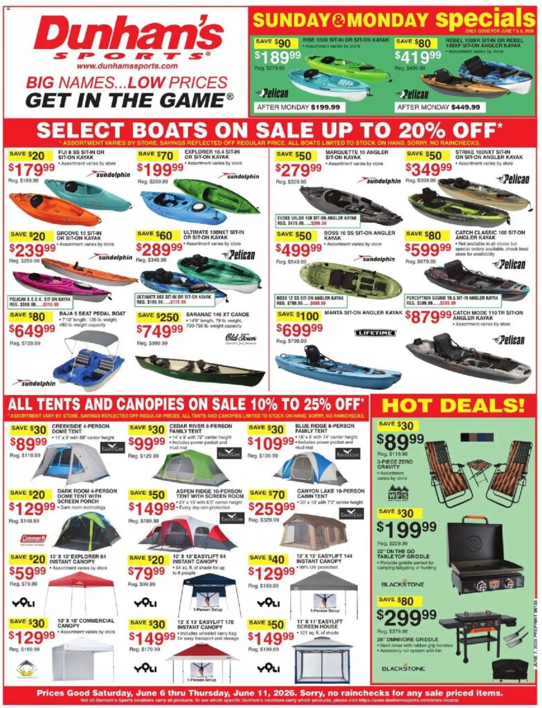 Dunham's Sports Weekly Ad This Week: June 5 to June 11 2026 Savings Await! 7 Dunham’s Sports Weekly Ad This Week: June 5 to June 11 2026 Savings Await!