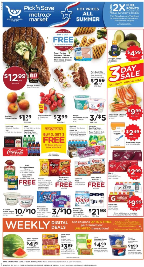 Pick ‘n Save Amazing Deals June 3 to June 9 2026 - Ad This Week 3 Pick ‘n Save Amazing Deals June 3 to June 9 2026 – Ad This Week