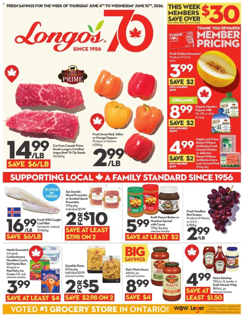 Longo’s weekly flyer – Special This Week from 04 June 2026!