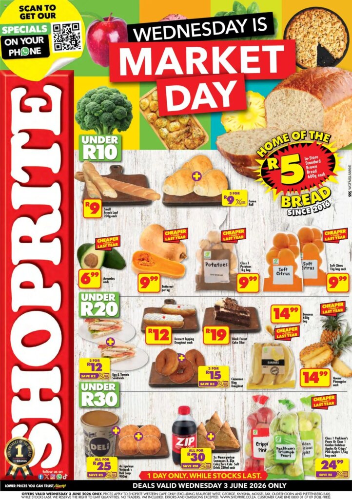 Shoprite – Western Cape Market Day Deals: Specials This Week 3 June 2026