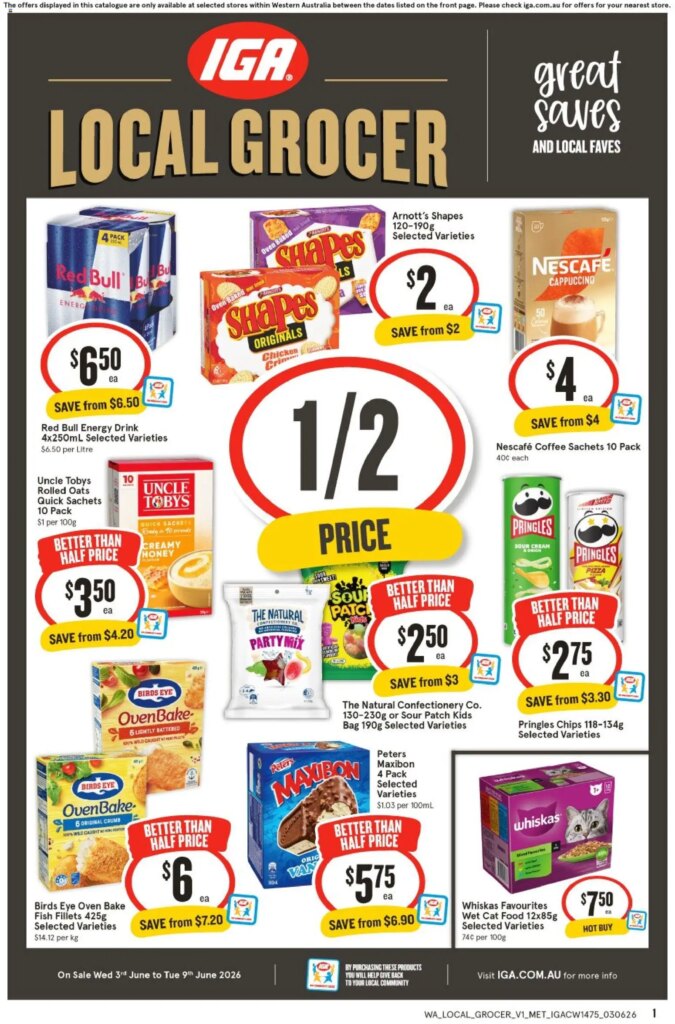 IGA Local Grocer WA Catalogue This Week: June 3 2026 Deals & Specials
