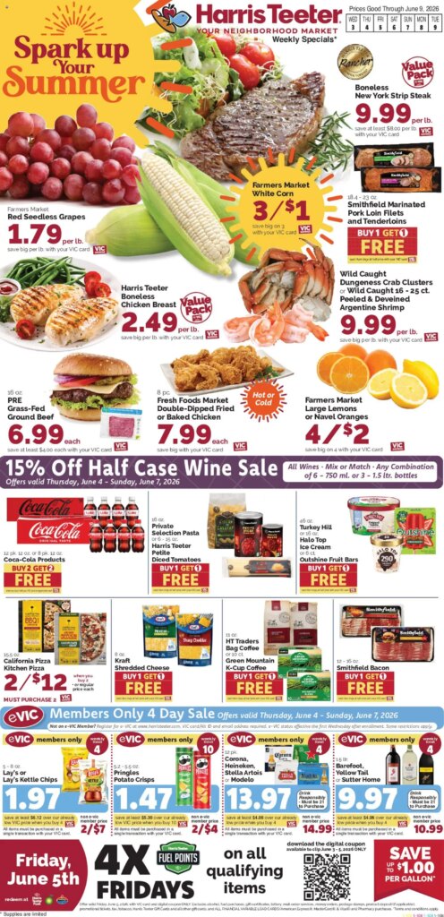 Harris Teeter Weekly Ad This Week June 3 to June 9 2026 – Exciting Specials!