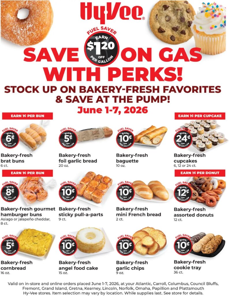 HyVee Bakery Specials This Week June 1 to June 7 2026