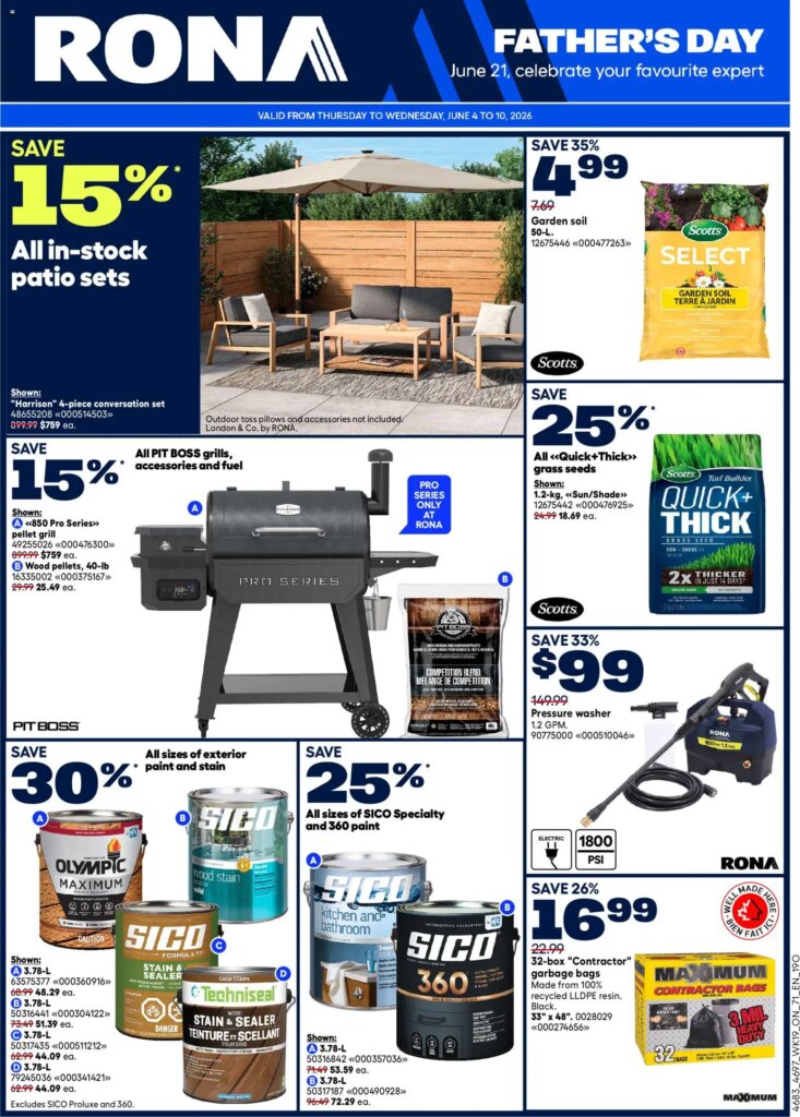 Rona weekly flyer: Special This Week from 4 June 2026 – Unbeatable Deals!