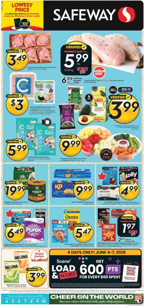 Catch Hot Savings at Safeway Weekly Flyer Starting 4 June 2026! Special This Week