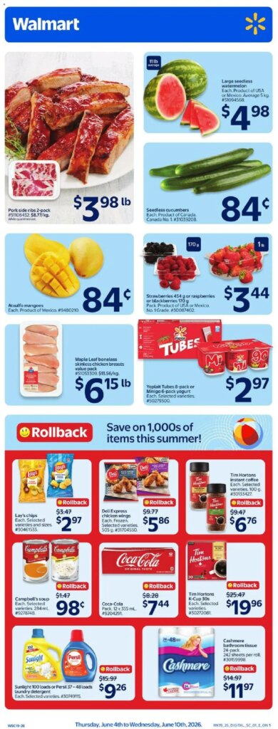 Walmart weekly flyer: Spcial This Week from 04 June 2026! Don’t Miss Out!