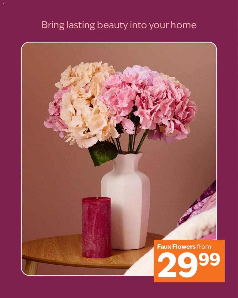 Unmissable Offers on Sheet Street Simple florals from 02 June 2026!
