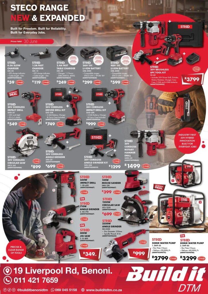 Grab Exciting Deals at Build It Gauteng – Steco Range from 02 June 2026!
