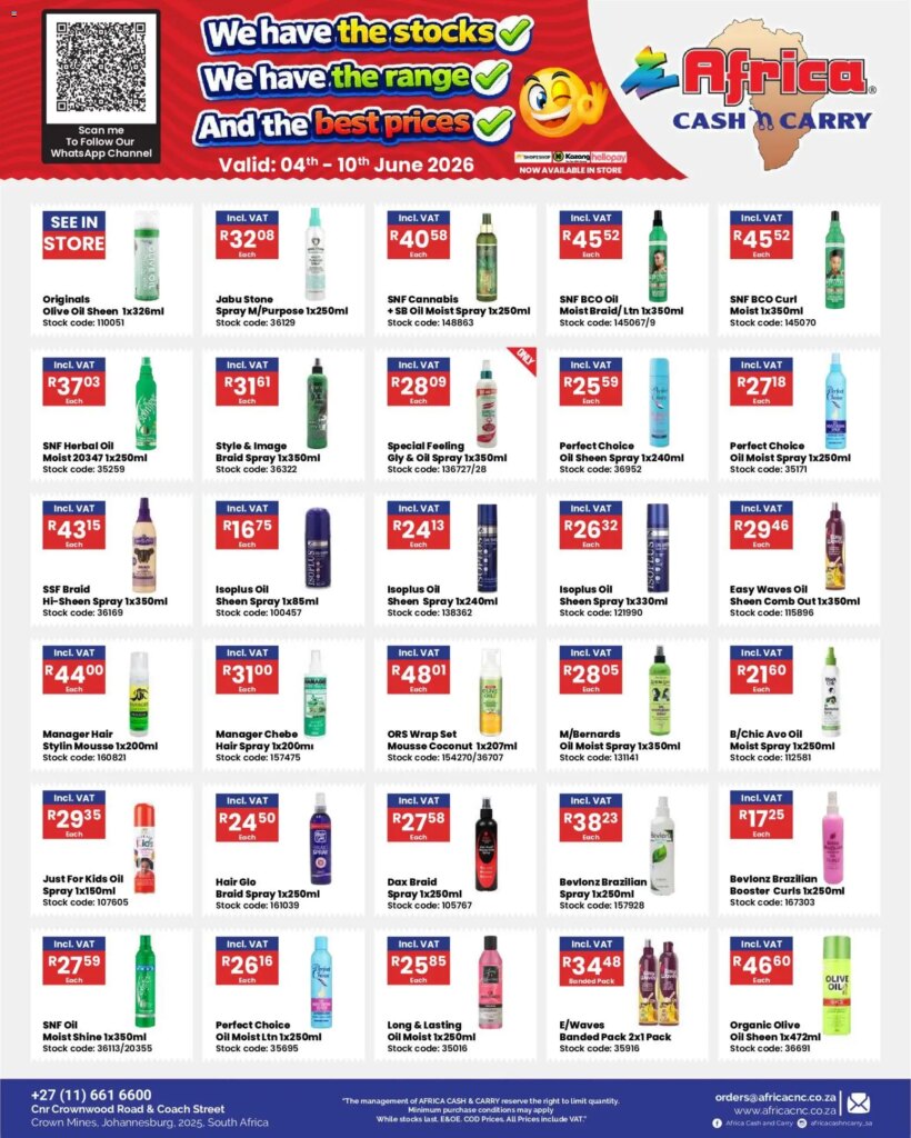 Africa Cash & Carry Specials – Incredible Offers Starting 04 June 2026!