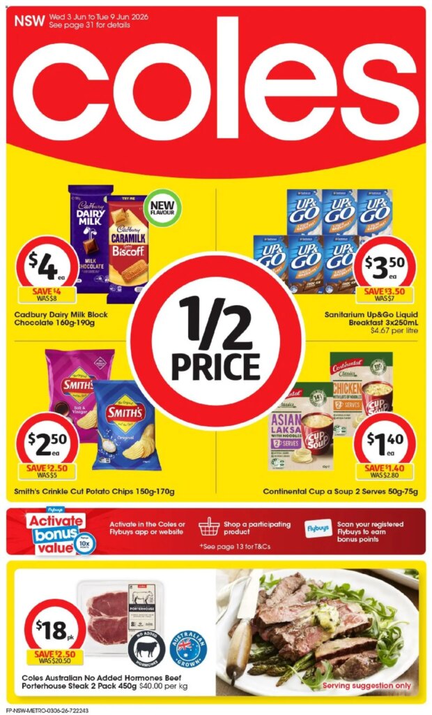 Coles Catalogue This Week: June 3 2026 Deals and Specials!