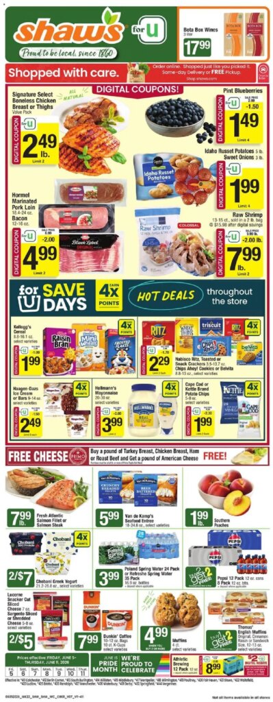 Shaw’s Weekly Ad This Week: Top Deals from June 5 to June 11 2026