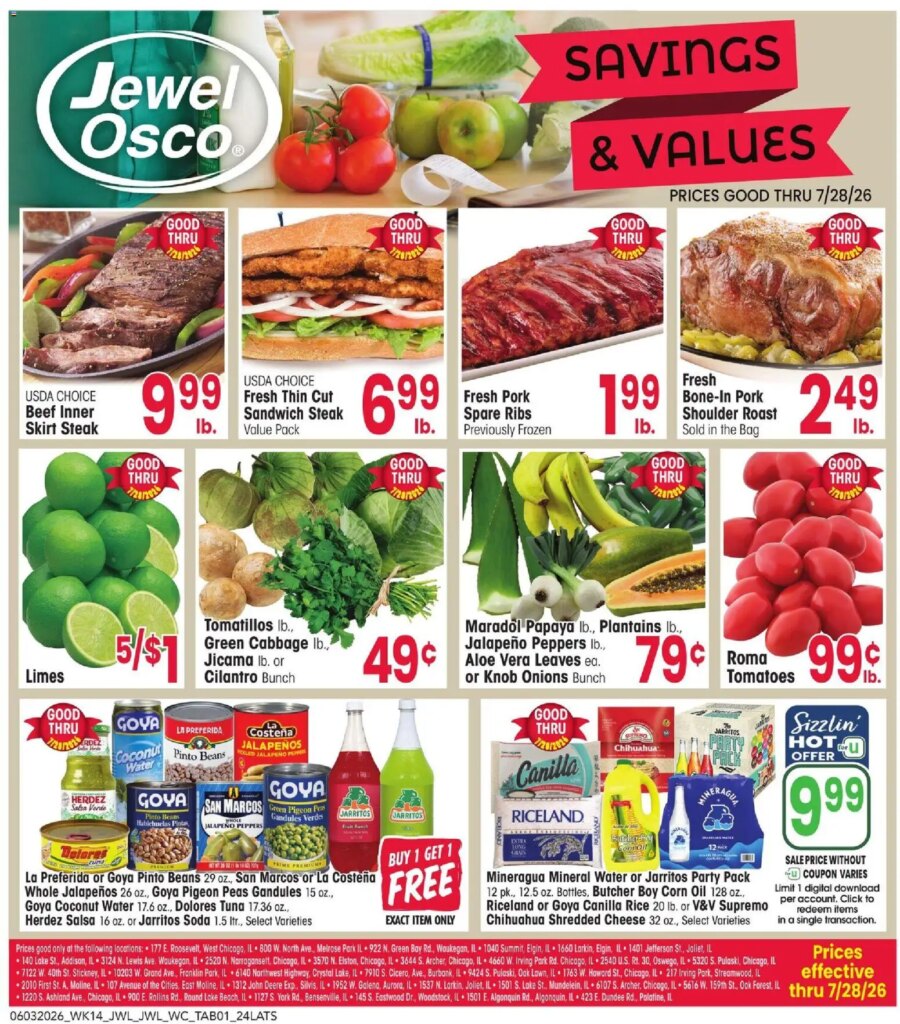 Jewel Osco Savings This Week: Amazing Offers June 3 to July 28 2026